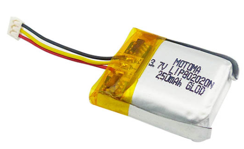 500 ιονική μπαταρία 8*20*20mm χρονικού 250mah μίνι λίθιου για τον ιχνηλάτη της Pet 0