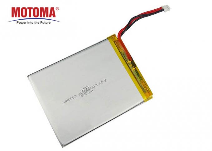 2500mah 3,8 μπαταρία 500 Β Lipo ζωή κύκλων για το φορητό εκτυπωτή 0