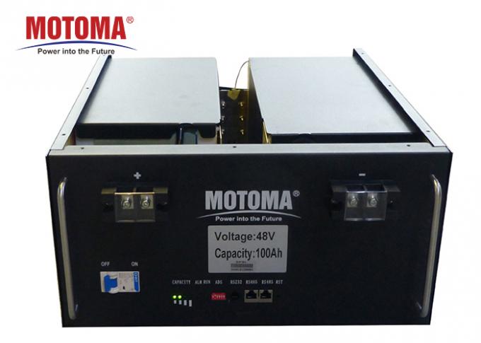 Μακριές ηλιακές μπαταρίες 48v 100Ah λίθιου LifePO4 των κύκλος ζωών για από τα ηλεκτρικά συστήματα πλέγματος 0