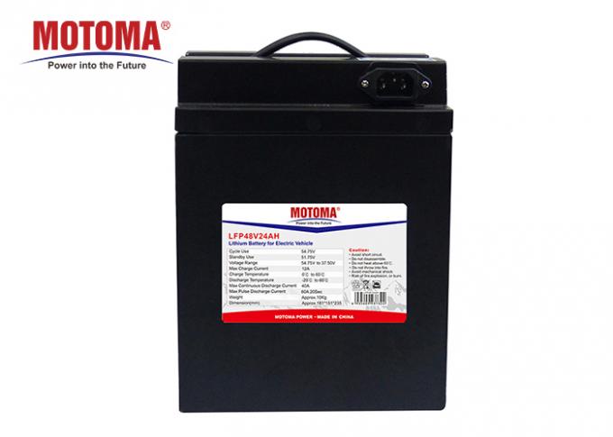 μπαταρία λίθιου 48V 24Ah Lifepo4, ηλεκτρική μπαταρία μοτοσικλετών Lifepo4 με BMS 0