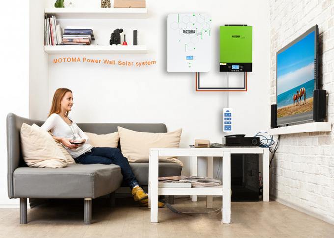 Τοποθετημένη τοίχος μπαταρία λίθιου 48V 200Ah LiFePO4 για το εγχώριο ηλιακό σύστημα 3