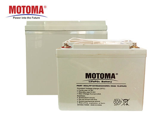 100% DOD Lifepo4 μακριά ζωή κύκλων μπαταριών 12.8V 50Ah λίθιου 4000 φορές για το UPS