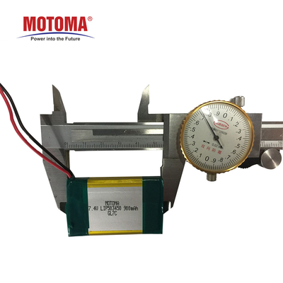 7.4V 900mAh επανακαταλογηστέο πακέτο μπαταριών λίθιου ιονικό για το ιατρικό εξοπλισμό