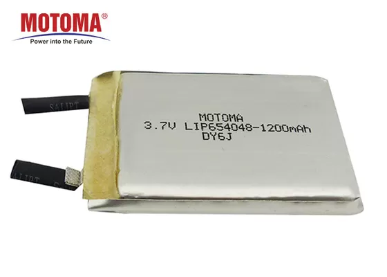 ποιότητας ιονική μπαταρία λίθιου 3.7V 1200mAh επαναφορτιζόμενη με το PCB και NTC PTC εργοστάσιο